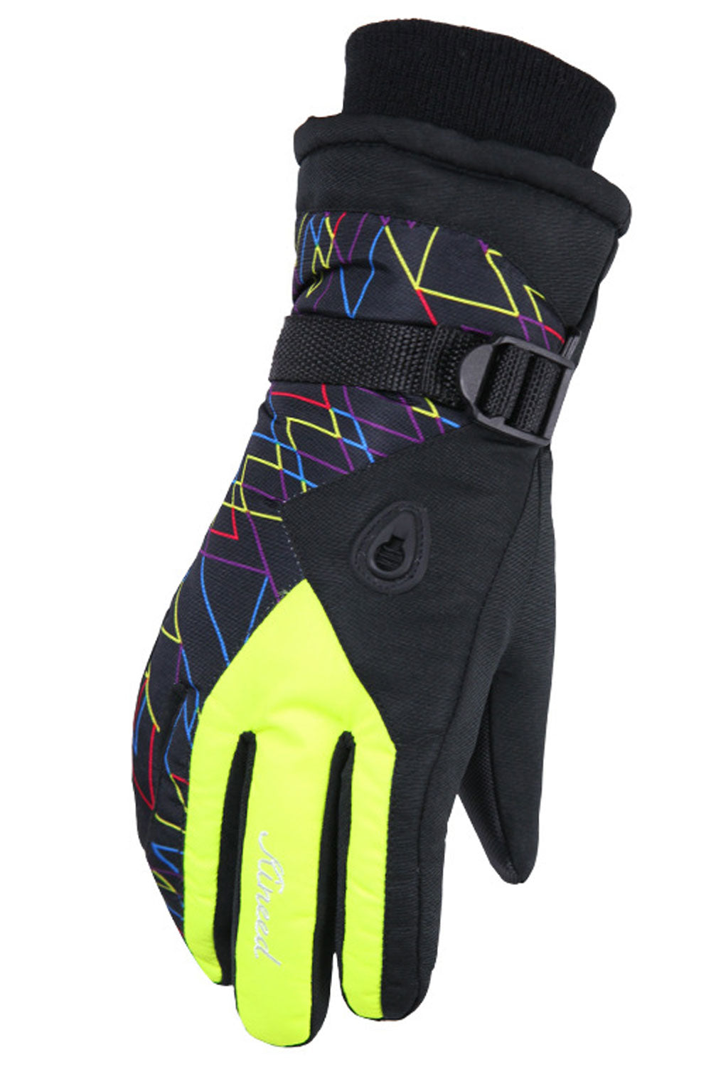 Women Windproof Thick & Warm Waterproof Ski Gloves