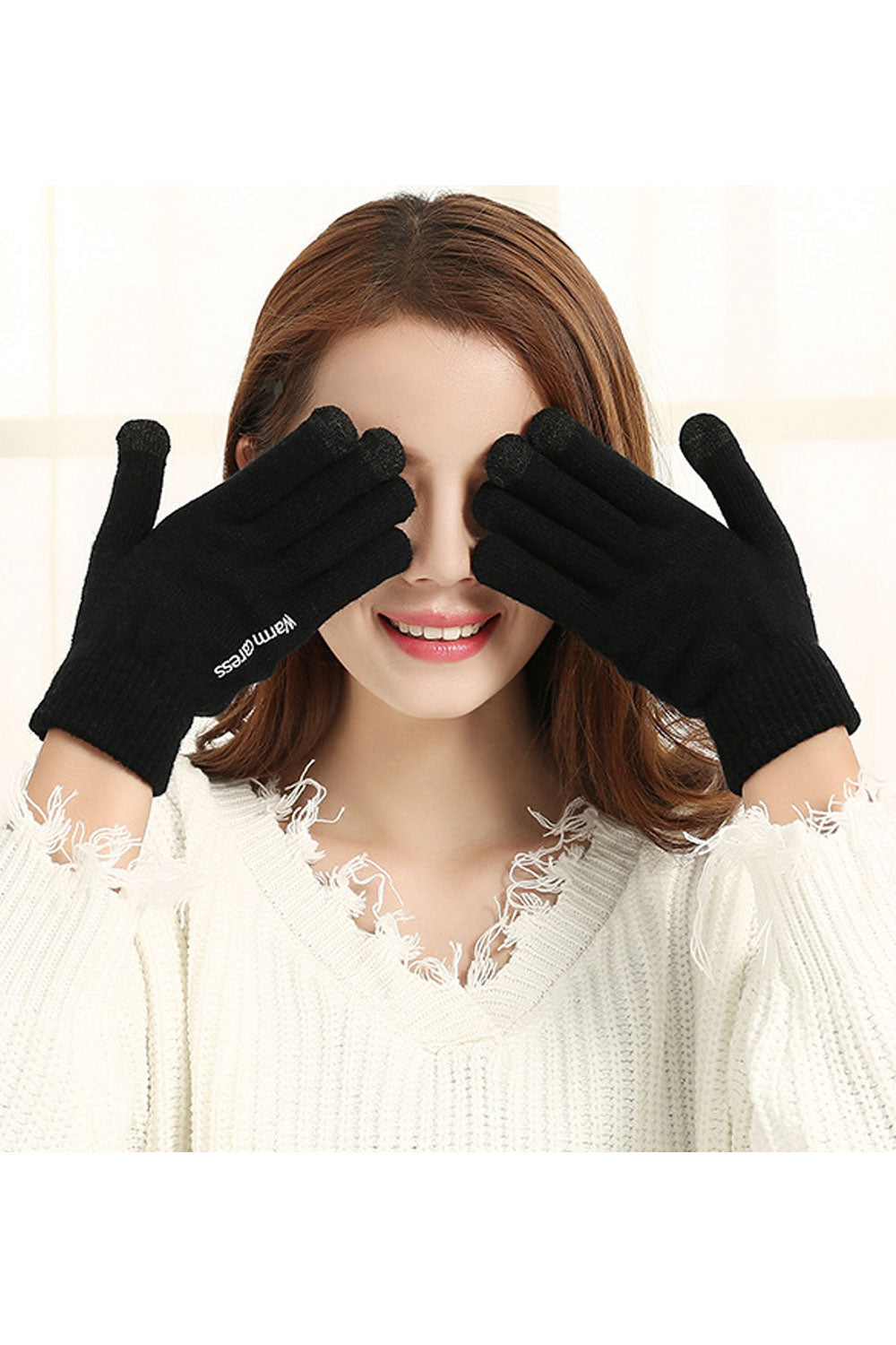 Women Beautiful Thick & Warm Winter Gloves