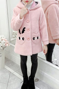 Kids Baby Girls Cartoon Pattern Warm & Breathable Coat