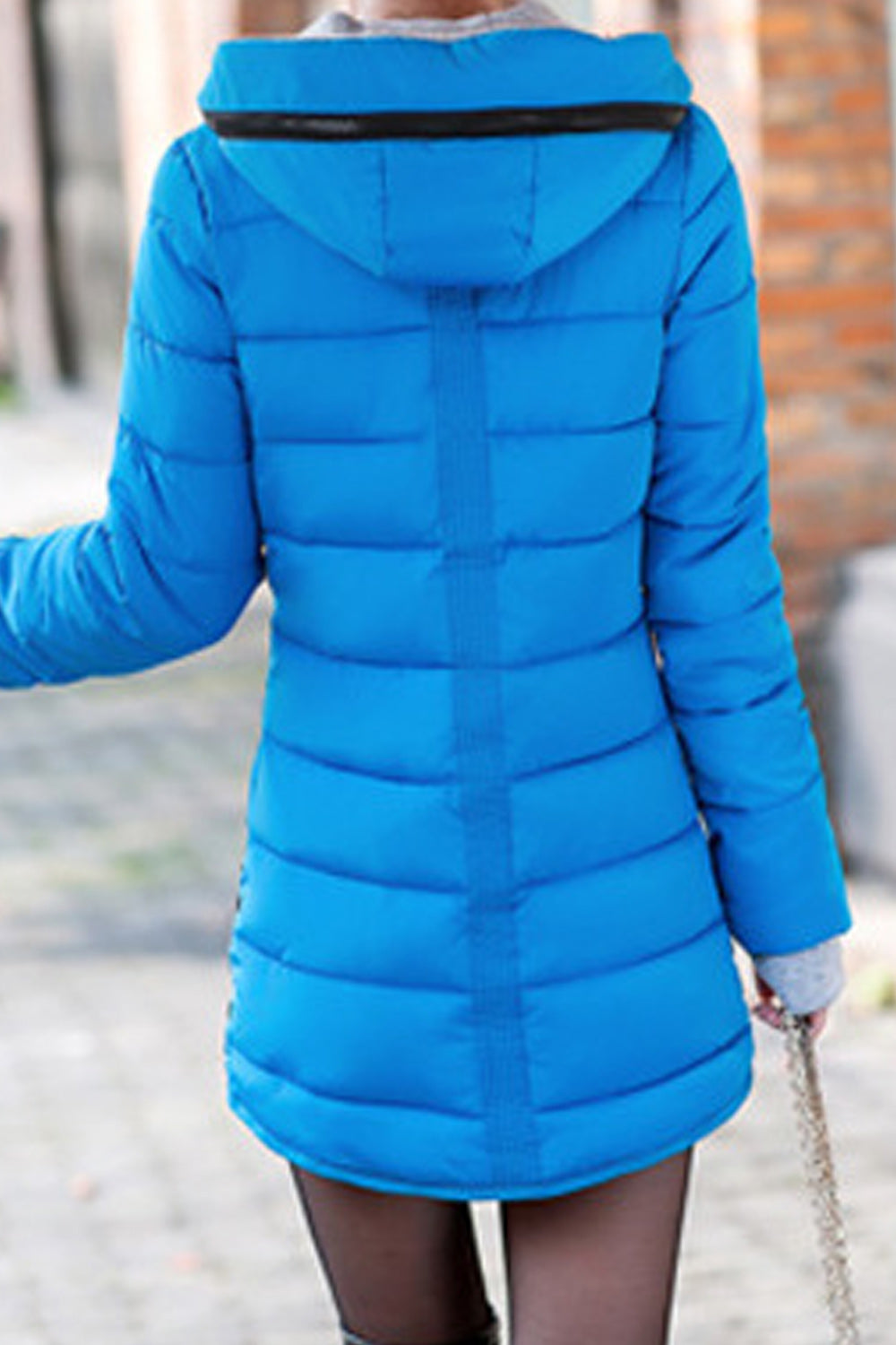 Women Winter Slim Padded Zip Up Casual Jacket