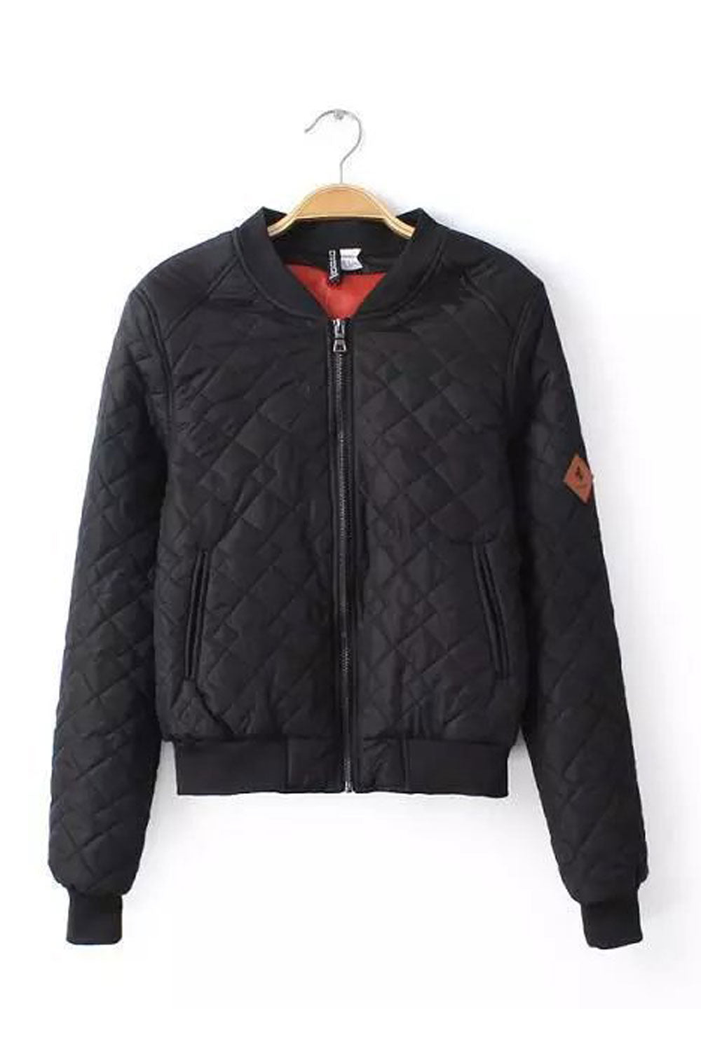 Women Windproof & Breathable Plaid Pattern Jacket