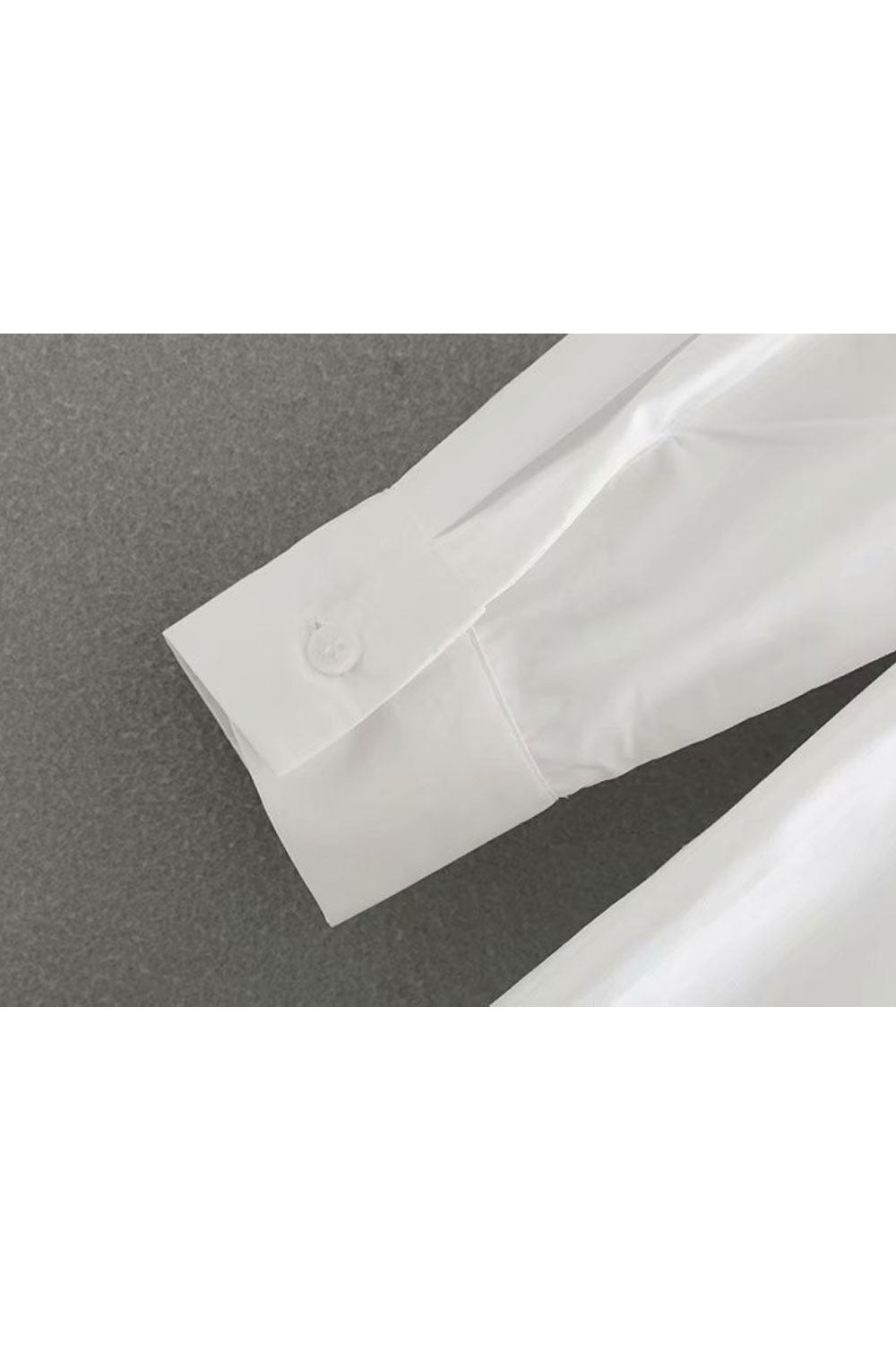 Women Classy Solid Color Irregular Hem Top