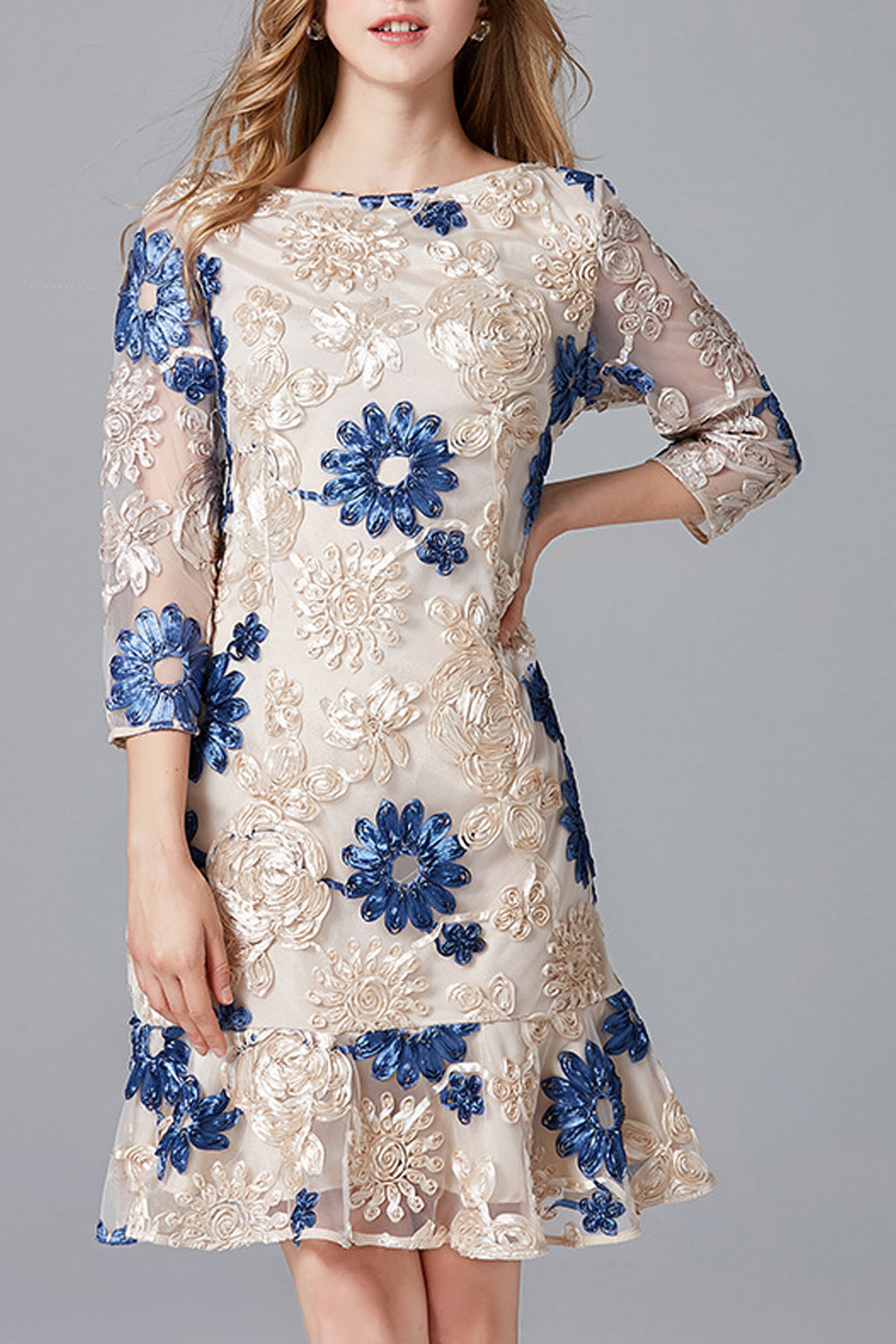 Women Alluring & Beautiful Embroidery Fashionable Dress