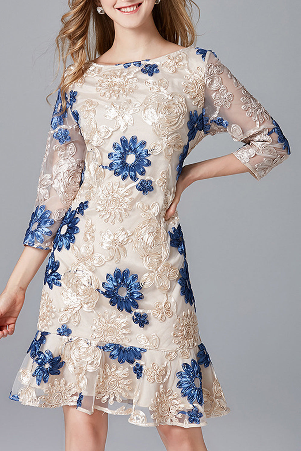 Women Alluring & Beautiful Embroidery Fashionable Dress