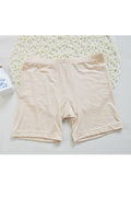 Women Fashion Trim Lace Solid Color Breathable Short