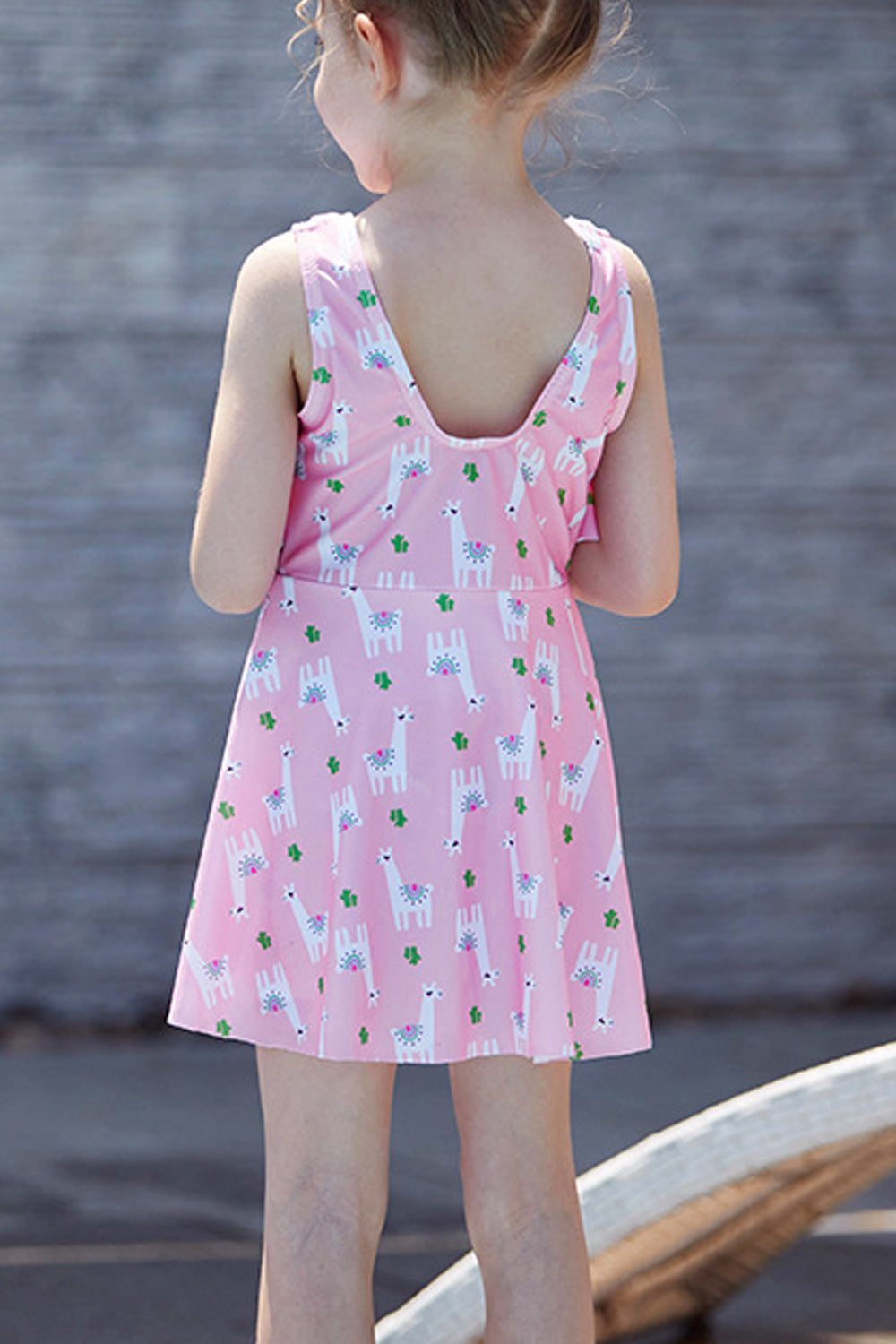 Baby Girls Elegant One Piece Printed Pattern Swimwear