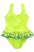 Baby Girls Sleeveless Round Neck One Piece Swimsuit