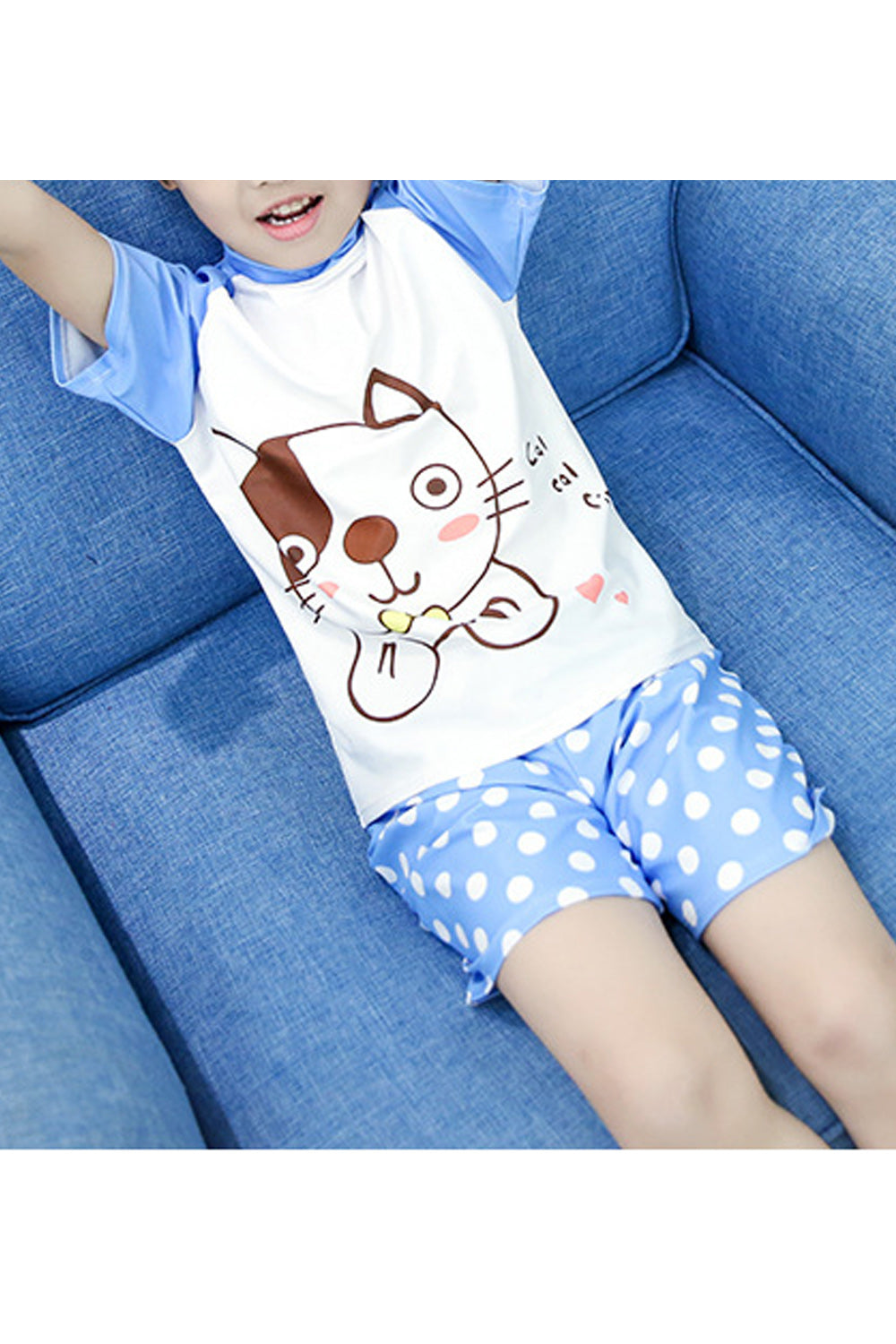 Baby Toddler Two Piece Short Sleeves Swimwear