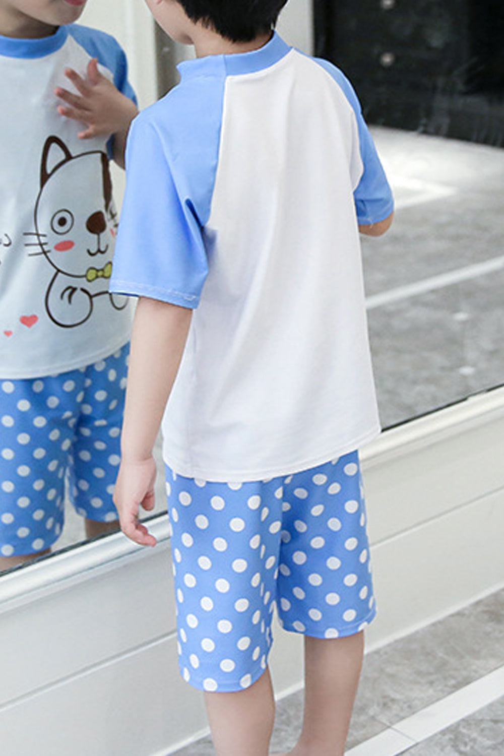 Baby Toddler Two Piece Short Sleeves Swimwear