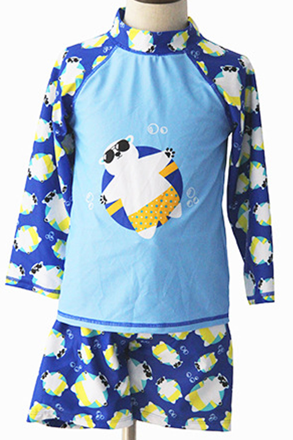 Baby Toddler Bear Front Print Swimwear