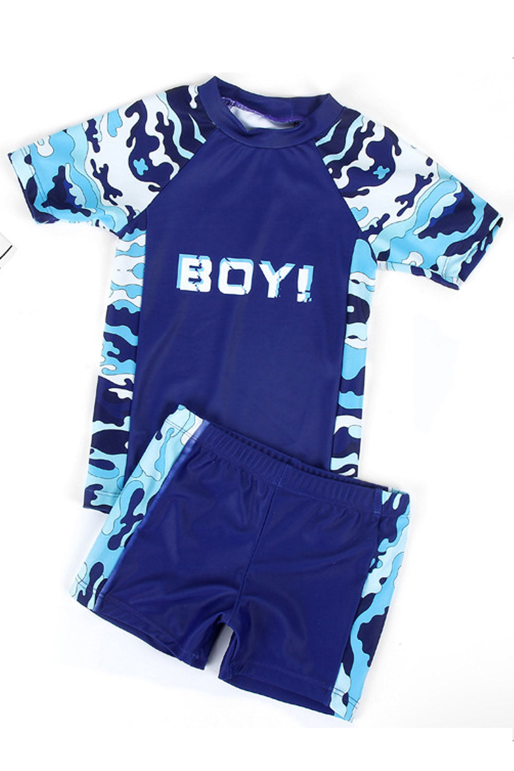 Toddler Boys Short Sleeves 2 Pc Set Swimwear