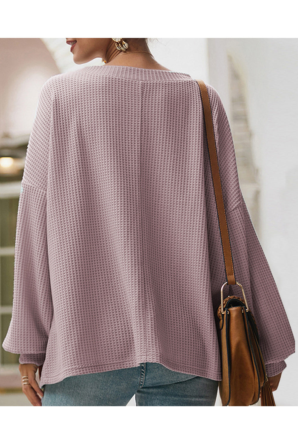 Women Solid Colored V-Neck Style Shirt