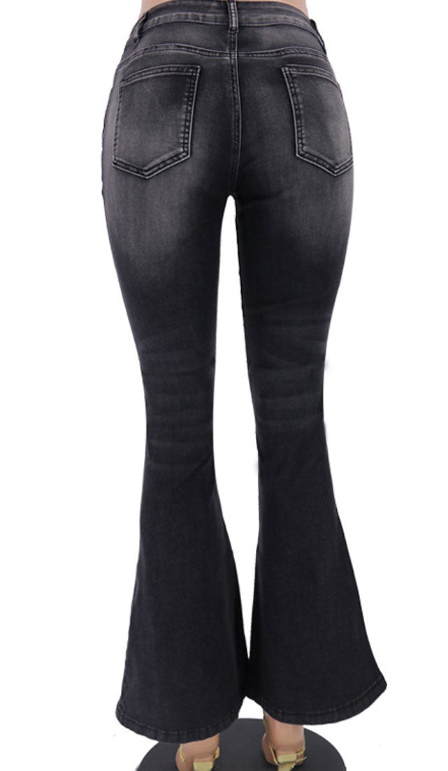Women Long Length Flare Style Jeans