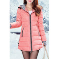Women Winter Slim Padded Zip Up Casual Jacket