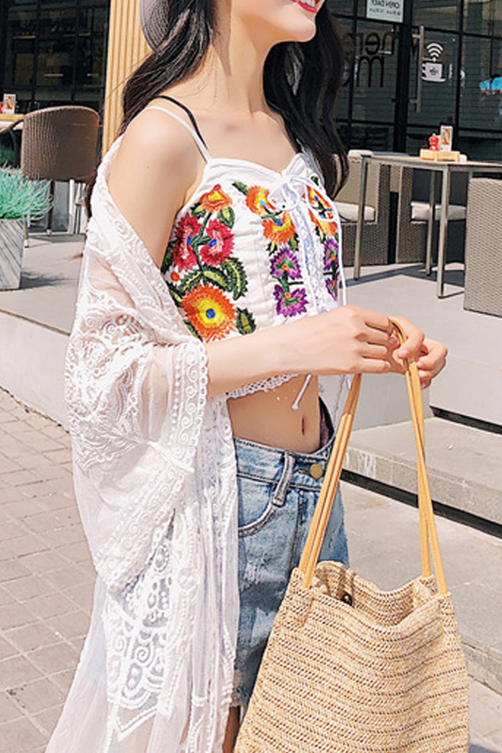Women Breathable Thin Solid Colored Beach Cover-Up