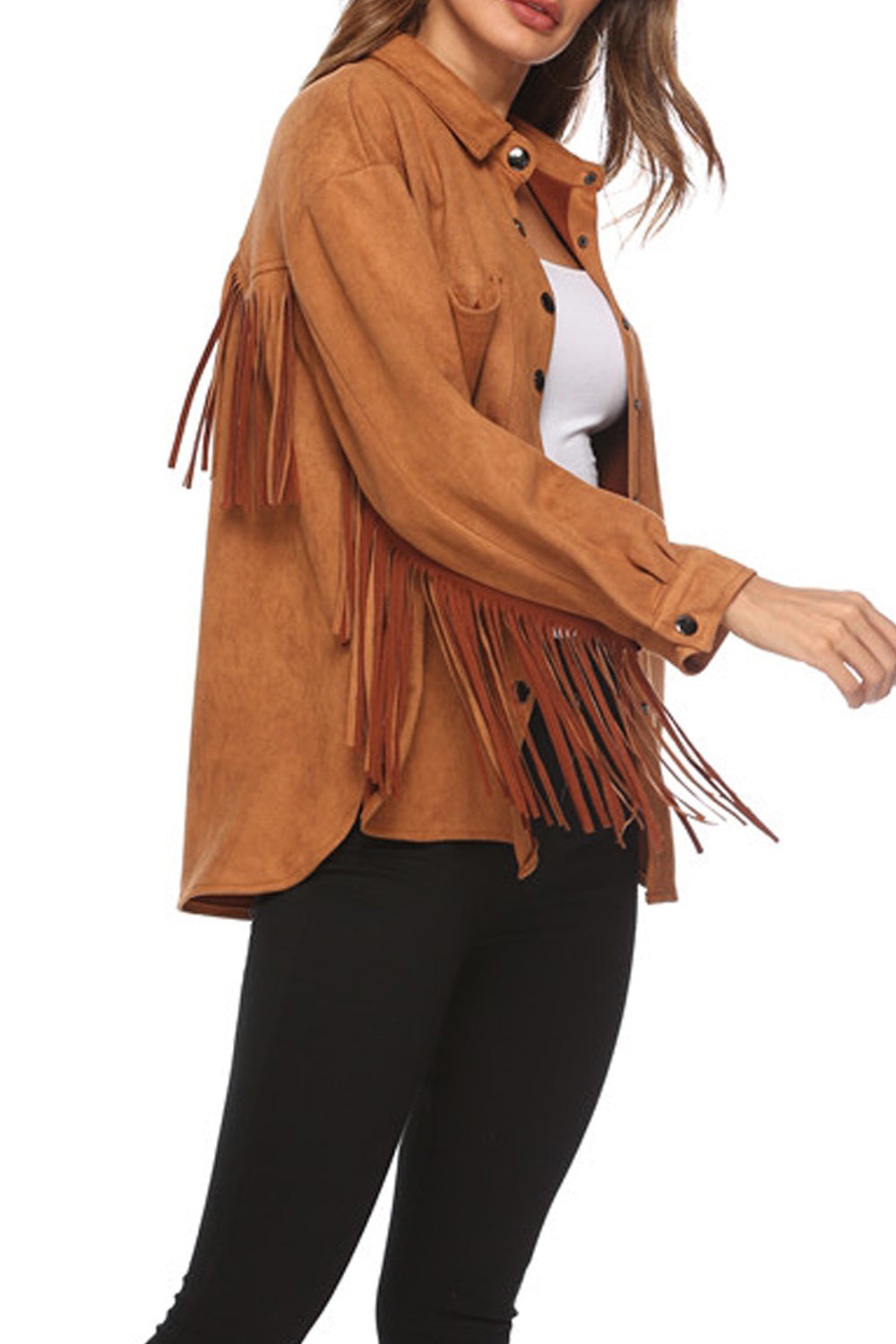 Women Long Sleeve Loose Fit Style Jacket