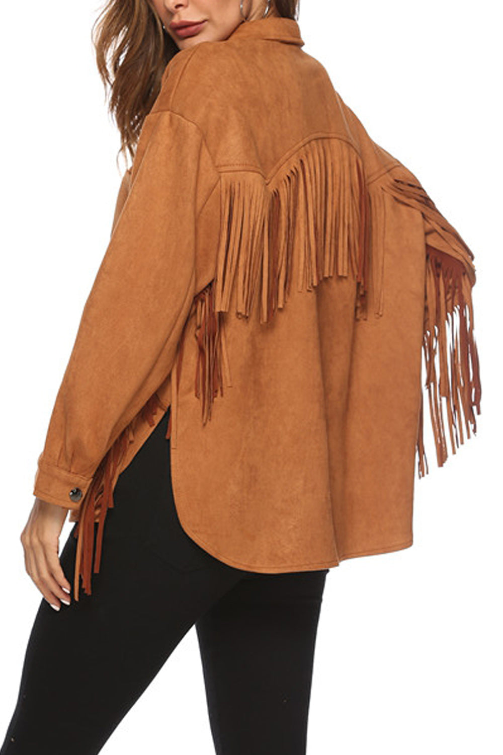 Women Long Sleeve Loose Fit Style Jacket