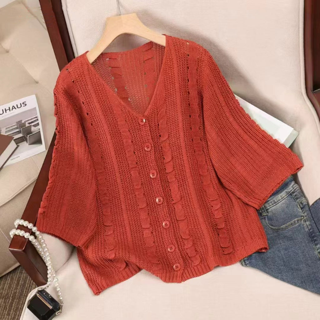 Women's Cardigan Pullover Sweater (28)