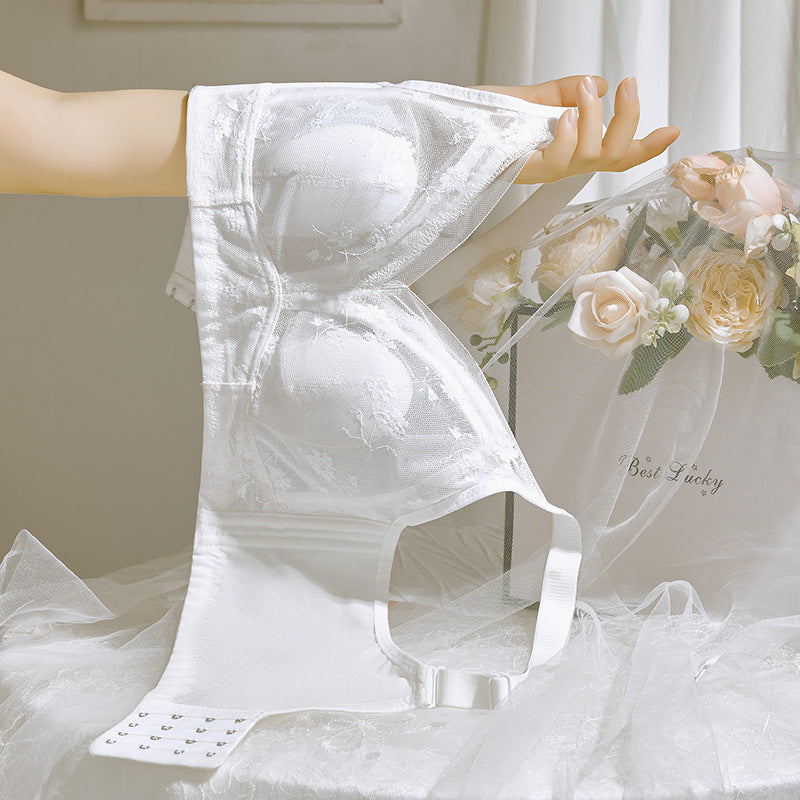 Ultra Thin Lace French Style Support Bra